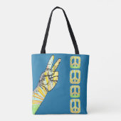 Tote Bag Signes de paix  (Dos)