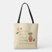 Tote Bag S'il vous plaît ne réveillez pas le Mandrake (Dos)