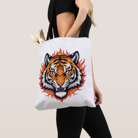 Tote Bag Silent Tiger – Precision and Power (De près)