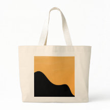 Tote Bag Silhouet van Sunset Mountain om mee te ne