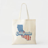 Tote Bag Silhouette California Stars & Stripes (Devant)