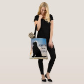 Tote Bag Silhouette commémorative nommée faite sur commande (Sur le modèle)