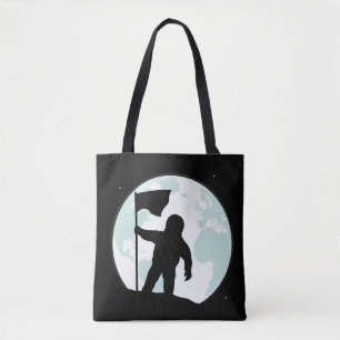 Tote Bag Silhouette d'astronaute