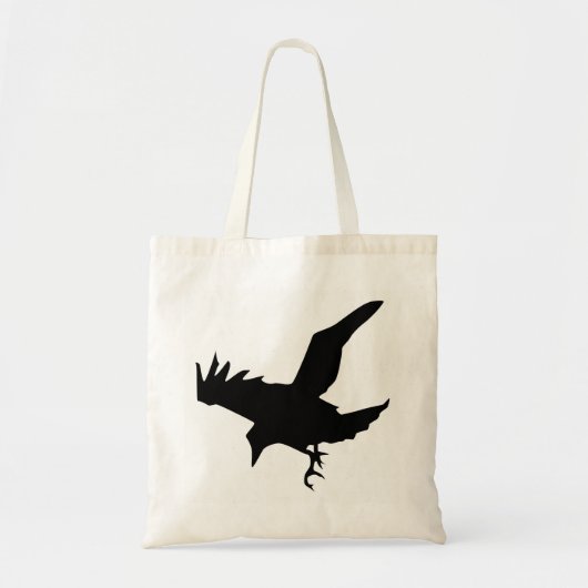 Tote Bag Silhouette de corbeau (Devant)