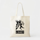 Tote Bag Silhouette de grimpeur de roche - escalade (Devant)