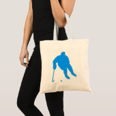 Tote Bag Silhouette de hockey (Devant (produit))
