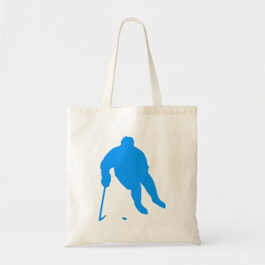 Tote Bag Silhouette de hockey (Devant)