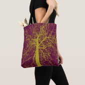 Tote Bag Silhouette de l'arbre d'hiver (De près)