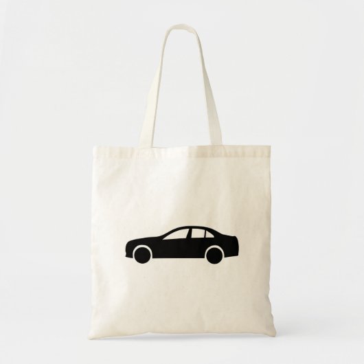 Tote Bag Silhouette de limousine (Devant)