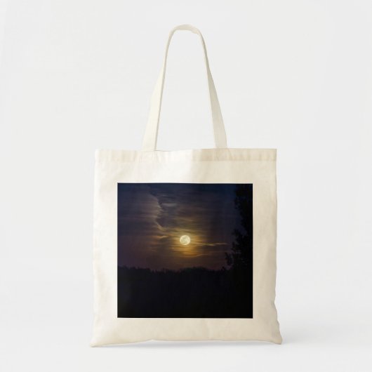 Tote Bag Silhouette de lune (Devant)