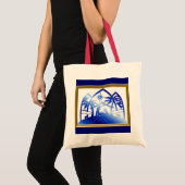 Tote Bag Silhouette de nativité (Devant (produit))
