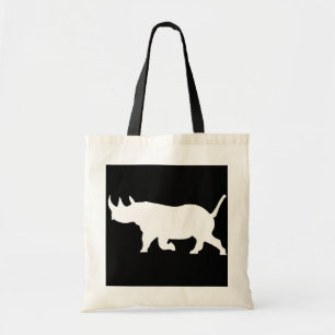 Tote Bag Silhouette de rhinocéros, revêtement gauche,