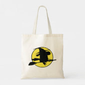 Tote Bag Silhouette de sorcière d'Halloween (Dos)