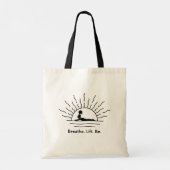 Tote Bag Silhouette de Yoga Pose Cobra (Dos)