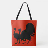 Tote Bag Silhouette des Dindons (Devant)