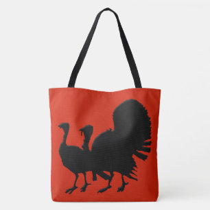 Tote Bag Silhouette des Dindons