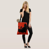Tote Bag Silhouette des Dindons (Sur le modèle)