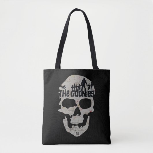 Tote Bag Silhouette du crâne des Goonies (Devant)