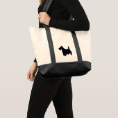Tote Bag Silhouette écossaise Terrier (Devant (produit))