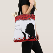 Tote Bag Silhouette féminine élégante et raffinée (De près)