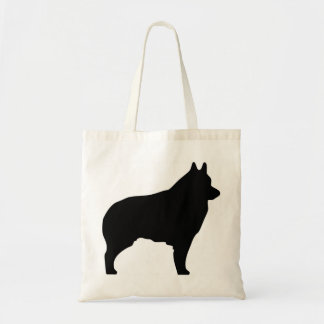 Tote Bag Silhouette fourre-tout de chien de Schipperke