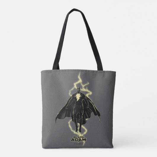 Tote Bag Silhouette noire Adam Lightning (Dos)