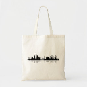 Tote Bag Silhouette Skyline de la ville de New York Manhatt