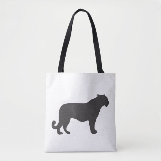 Tote Bag Silhouette Tiger (Devant)
