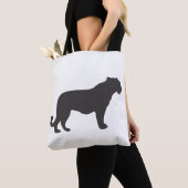 Tote Bag Silhouette Tiger (De près)
