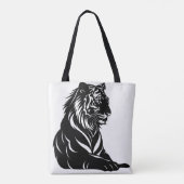 Tote Bag Silhouette Tiger (Dos)