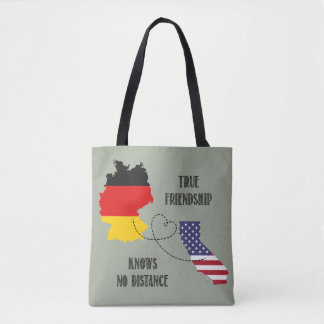 Tote Bag Silhouette Timo d'amitié de l'Allemagne la