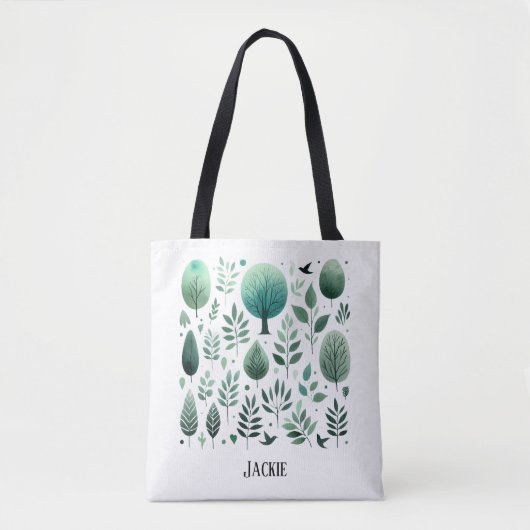 Tote Bag Silhouettes de la nature : Jour (Devant)