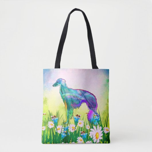 Tote Bag Silken Windhound Welcome (Devant)