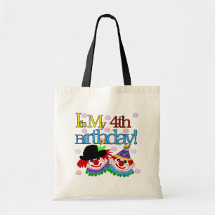 Tote Bag Silly Clowns 4th Birthday Tshirts et cadeaux