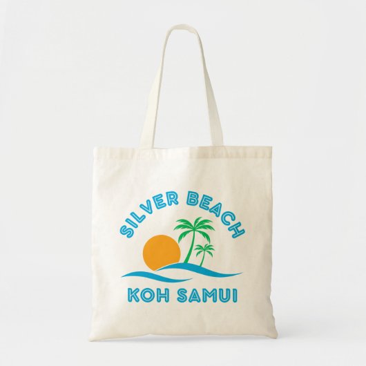 TOTE BAG SILVER BEACH-KOH SAMUI (Devant)