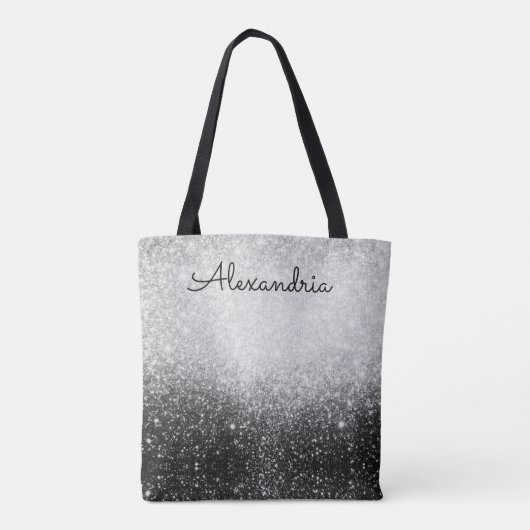 Tote Bag Silver et noir (Dos)