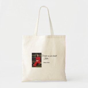 Tote Bag simple Ajouter votre photo texte mémorial gardien