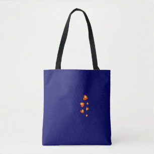 TOTE BAG SIMPLE AMOUR COEUR CADEAU ANNIVERSAIRE ANNIVERSAIR