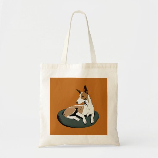 Tote Bag Simple Art Moderne de Chien Tendance (Devant)