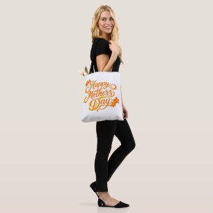 Tote Bag Simple Bonne Fête des Mères Floral Calligraphie