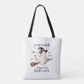 Tote Bag Simple et élégante Mignonne sorcière première Hall (Dos)