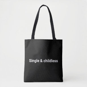 Tote Bag Simple et sans enfant minimaliste drôle de coutume