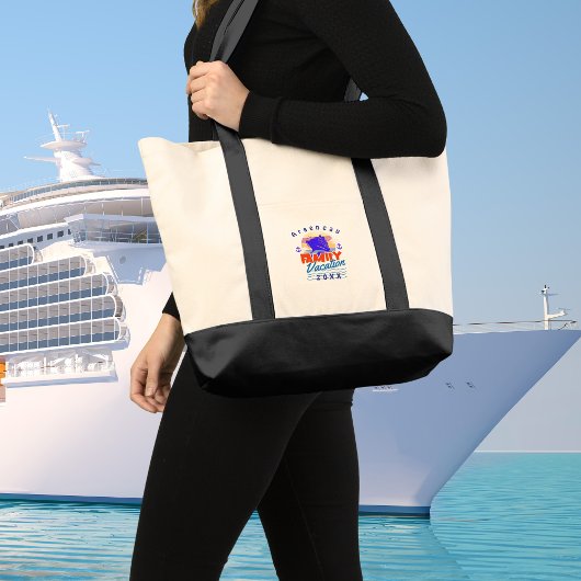 Tote Bag Simple excursion de jour de croisière Personnalise