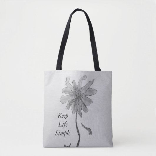 Tote Bag Simple marguerite (Devant)