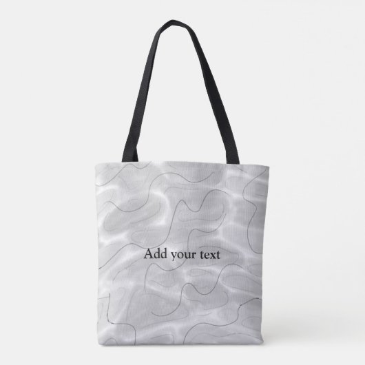 Tote Bag simple minimum ajouter votre nom bridesmaid mariag (Dos)