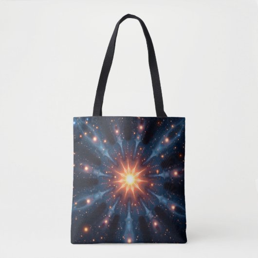 Tote Bag Simple moderne : Galaxy Space Rock Cool (Devant)