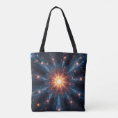 Tote Bag Simple moderne : Galaxy Space Rock Cool (Dos)