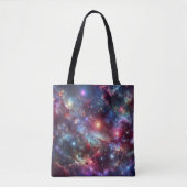 Tote Bag Simple moderne : Galaxy Space Rock Cool (Devant)