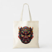 Tote Bag Simple moderne : Masque Goblin (Dos)