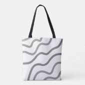 TOTE BAG SIMPLE MODERNE MODERNE MONOGRAM ÉLÉGANT CHIC STYLE (Dos)